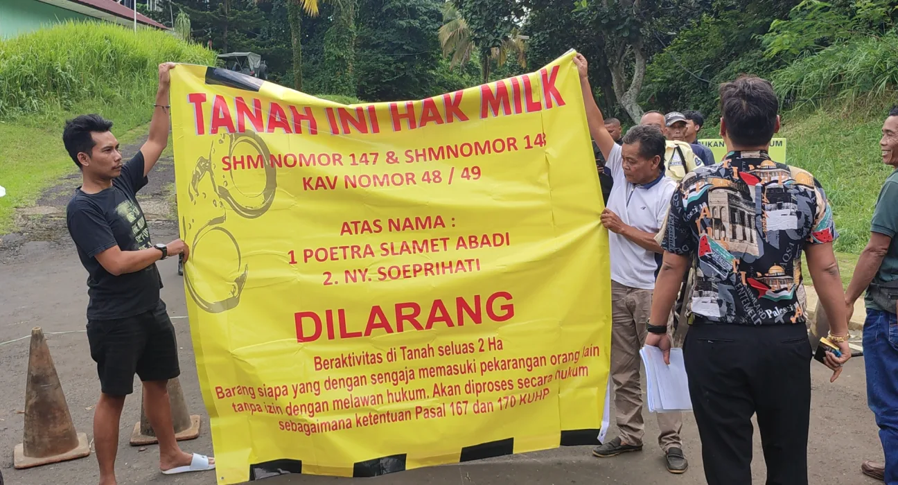 Sengketa Lahan, Pemilik Tanah klaim miliki sertifikat