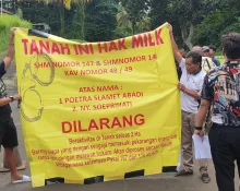 Sengketa Lahan, Pemilik Tanah klaim miliki sertifikat