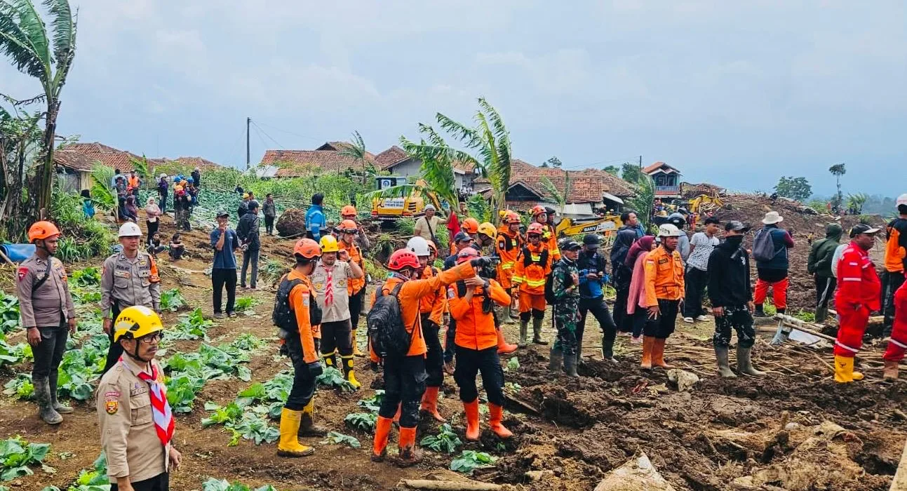 Kwarda Jabar Mobilisasi Pramuka Peduli Turun ke Titik Bencana Longsor Cisarua Bandung Barat